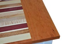 Country Kitchen Island ~ Exotic Wood Top 3 small