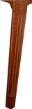 Shaker Marble-Top Table Mahogany W/ Inlay 2 small