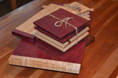 Lazy Susan Serving Set ~ Bird's Eye Maple & Purpleheart 1 small