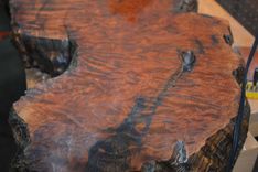 Natural Edge Burl Table 4 small
