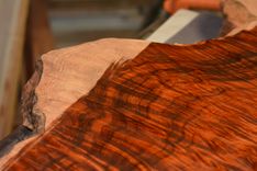 Natural Edge Burl Table 3 small