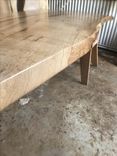 Solid Oak Slab Dining Table 5 small