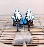 Fall Wedding Shoes Trees Country 3 small
