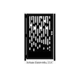 Melt Garden Gate - Decorative Steel Gate - Entry Gate - Architectural Panel - Handmade 3 small