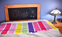 Kids Twin Chalkboard Headboard 1 small