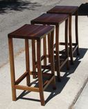 Walnut Barstools 3 small