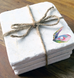 Fresh Oysters - Stone Coasters (Set Of 4) 4 small