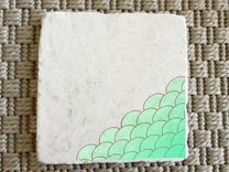 Mermaid Stone Coasters (Set Of 4) 2 small