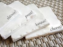 Cheers! Custom Saying Coaster (Set Of 4) 1 small