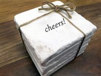 Cheers! Custom Saying Coaster (Set Of 4) 3 small