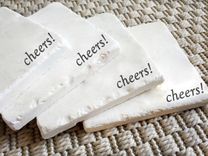Cheers! Custom Saying Coaster (Set Of 4) 2 small