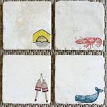 New England Custom Stone Coasters (Set Of 4) 1 small
