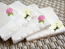 Hydrangea Stone Coasters (Set Of 4) 2 small