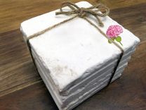 Hydrangea Stone Coasters (Set Of 4) 3 small