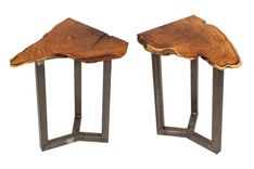 Texas Mesquite Side Tables (Set Of 2) 3 small