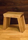 Solid Maple Foot Stool With Walnut Accent 1 small