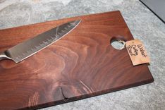 Solid Walnut Cutting Board With Hole 1 small