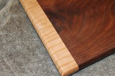 Cutting Board Black Walnut And Curly Maple 1 small