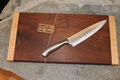 Cutting Board Black Walnut And Curly Maple 3 small