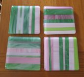 Fused Glass Coasters 2 small