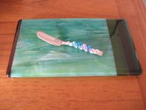 Glass Cheese Server 5 small