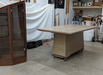 Modern White Oak Dining Table 3 small