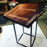 Black Walnut Live Edge End Table / Night Stand 1 small