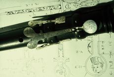 Ebony 'Dutch' Baroque Oboe 2 small