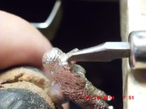 14 Karat  White-Gold 3-D Hand-Carved Poodle Statuette 6 small