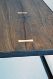 Salvaged Black Walnut Industrial Coffee Table 4 small
