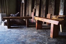 Timber Frame Beam Bench 1 small