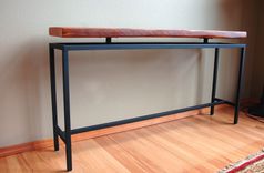 Blakeley Floating Top Industrial Console/Hall Table 4 small
