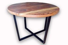 Reclaimed Timber Round Dining Table 1 small