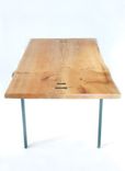 Chama Desk Natural Edge Maple Slab And Steel 1 small