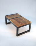 Rustic Modern Barnwood Domino Coffee Table 2 small