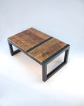 Rustic Modern Barnwood Domino Coffee Table 4 small