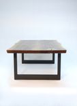 Walnut Slab With Maple Butterfly's Aurora Minimalist Coffee Table 5 small
