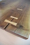 Walnut Slab With Maple Butterfly's Aurora Minimalist Coffee Table 6 small