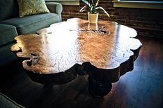 Live Edge Coffee Table Made From 5 2 small