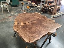 White Oak Burl Conference Room Table 2 small