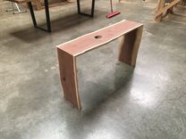 Live Edge Black Walnut Waterfall Table 5 small