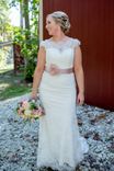 Blush Silk Organza Bridal Belt With Rhinestone Accents 1 small