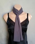 Purple Taupe Chiffon Scarf 5 small