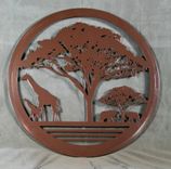 African Savannah Artistic Steel Gate - Decorative Steel Panel - Garden Gate - Custom Gate - Handmade 2 small