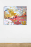 "Sun Spot" Original Acrylic Abstract Painting 2 small