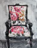 Impressionist Chair Original Jaimee Dawn Acrylic Painting 2 small