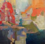 Original Multicolor "Lands" Oil Painting By Jaimee Dawn 1 small