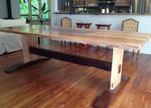 Maple And Walnut Dining Table 3 small