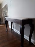 Walnut Side Or Console Table With A Quartz Top 1 small
