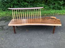 George Nakashima Style Conoid Bench 4 small
